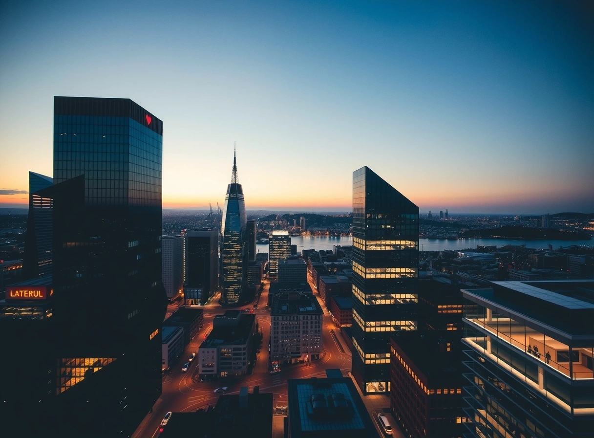 Istanbul Levent Financial District