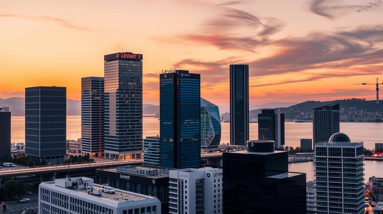 Istanbul Levent Financial District